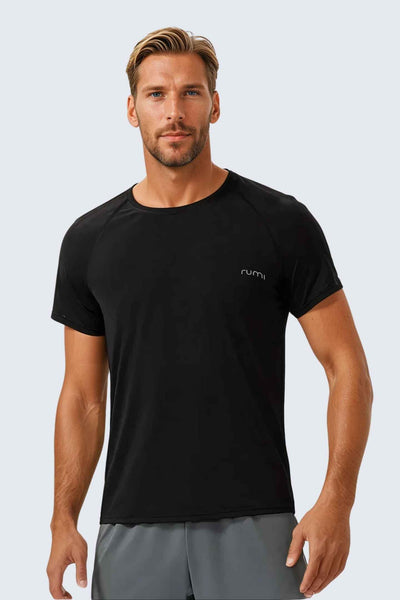 WU Sun Fit Tee Terra - Black