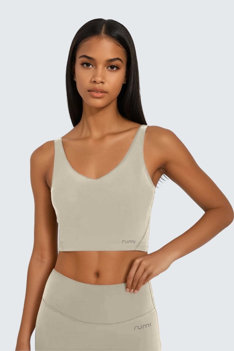 Rumi Earth - W SunSoft Tank Bra - Sand - R137440SDP - Bras